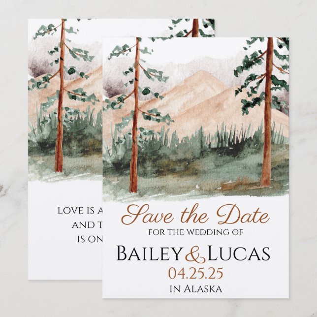 Spara datum i bergsvyn datumet (Fram/baksida)