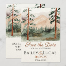 Spara datum i bergsvyn