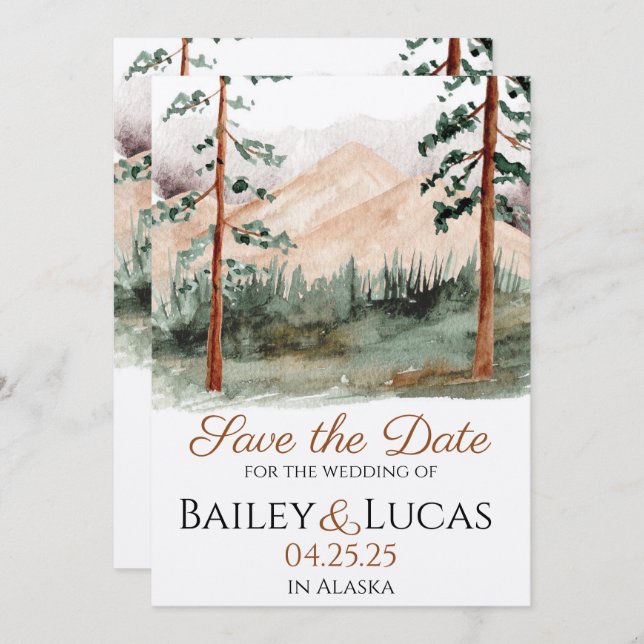 Spara datum i bergsvyn spara datumet (Fram/baksida)