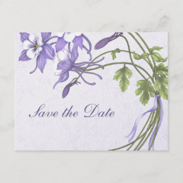 Spara datum i Columbine Bouquet Datumet