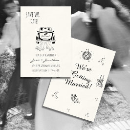 Spara datum i modern minimalistisk version | Simpl Inbjudningar