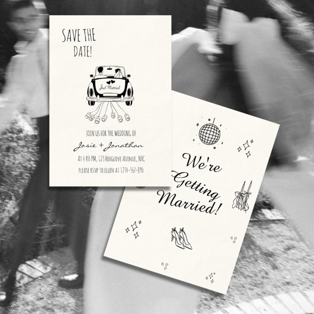 Spara datum i modern minimalistisk version | Simpl Inbjudningar (Skapare uppladdad)