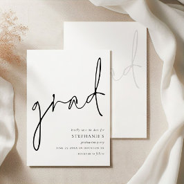 Spara datum i Modern Script Grad Studenten Spara Datumet