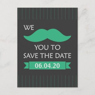 Spara datum i mustache meddelande vykort