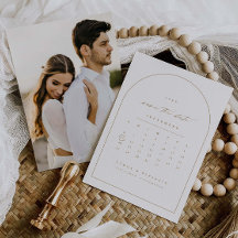 Spara datum kalender minimal ark foto kort