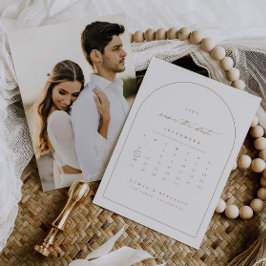 Spara datum kalender minimal ark foto kort