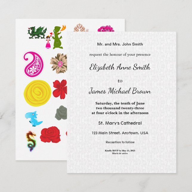 Spara datum kort Bröllop Sött Roligt Unikt (Fram/baksida)