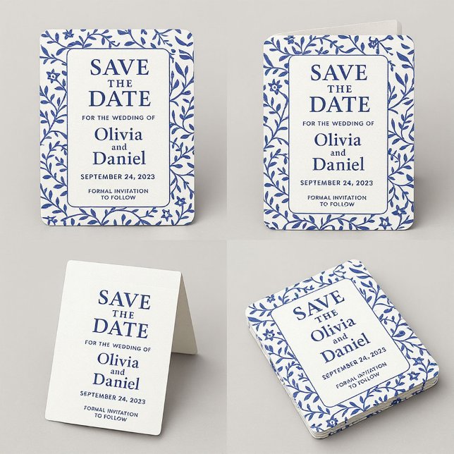 Spara datum-kort | Platta | Anpassade | Eleganta Datumet (A touch of gold for our golden day. Mark your calendars! #GoldSaveTheDate #BlackAndGold #Wedding)