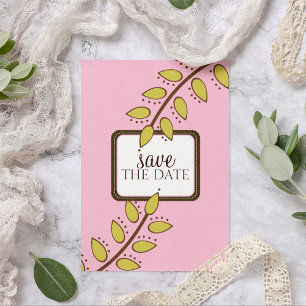 Spara datum-kunngöranden {Boho Chic} Inbjudningar