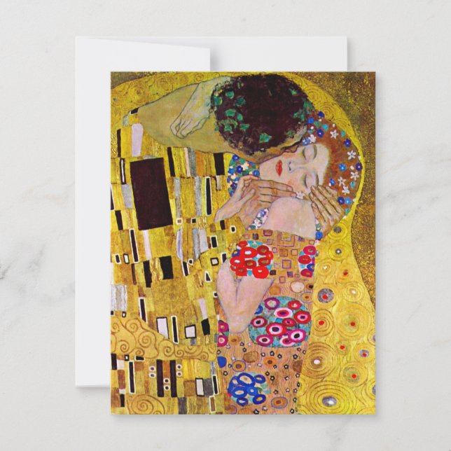 Spara datum! Kyssen av Gustav Klimt Datumet (Framsida)