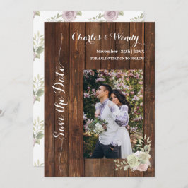 Spara datum Land Lila Ro Inbjudningar