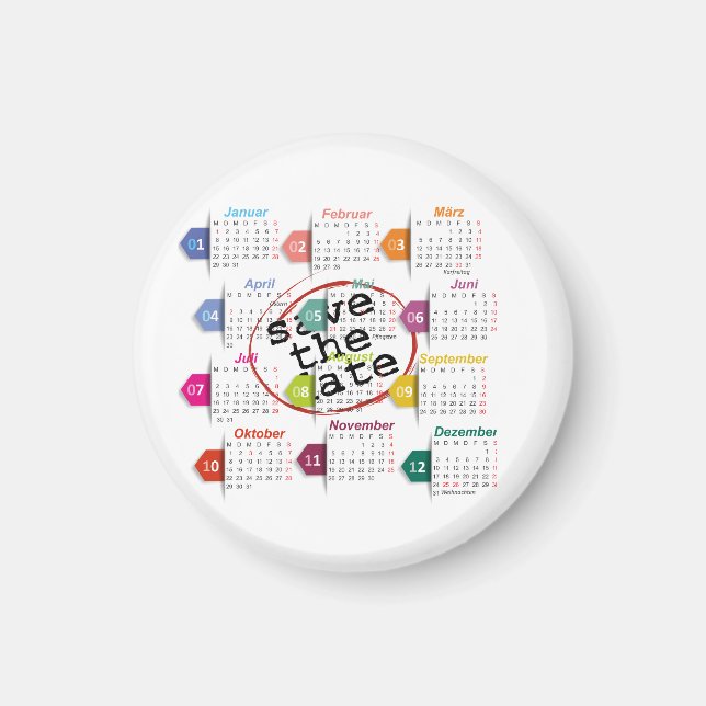 Spara datum magnet  (Framsidan)