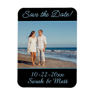 Spara datum magnet Beachy personlig foto