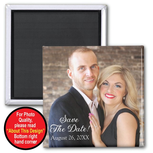 Spara datum magnet med foto (Skapare uppladdad)