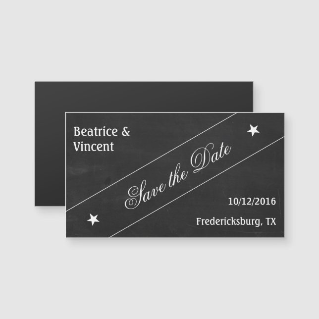 Spara datum magneter (Fram/baksida)