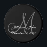 Spara datum magneter Första Namn och Initialer<br><div class="desc">Anpassade Spara datum magneter första Namn och Initialer</div>