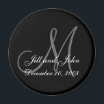 Spara datum magneter Första Namn och Initialer<br><div class="desc">Anpassade Spara datum magneter första Namn och Initialer</div>