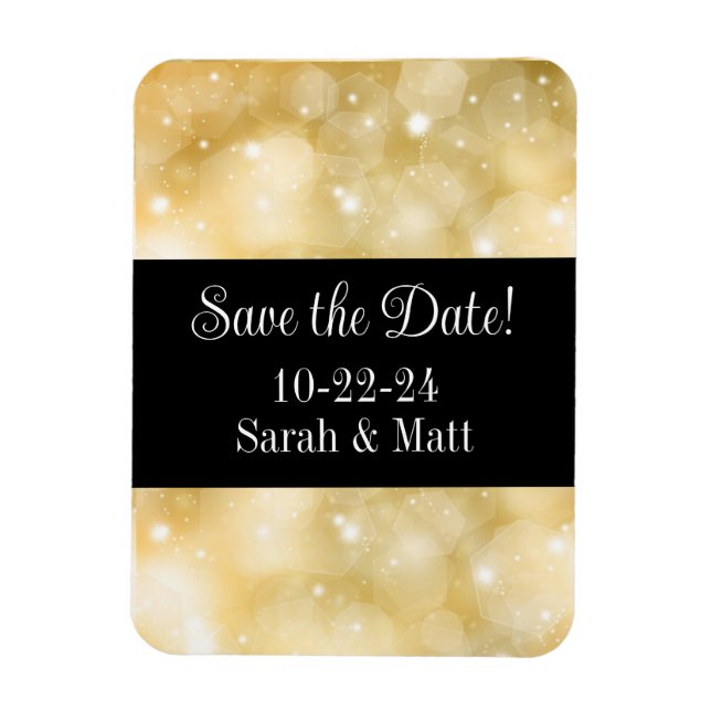 Spara datum magneter guld (Vertikal)