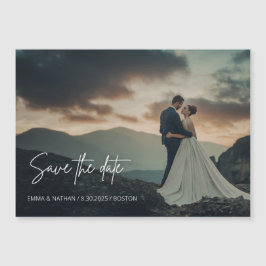 Spara datum magnetisk inbjudningskort