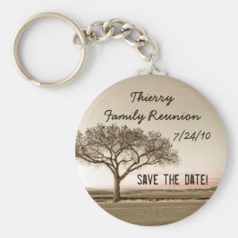 Spara datum med hög Land Nyckelring