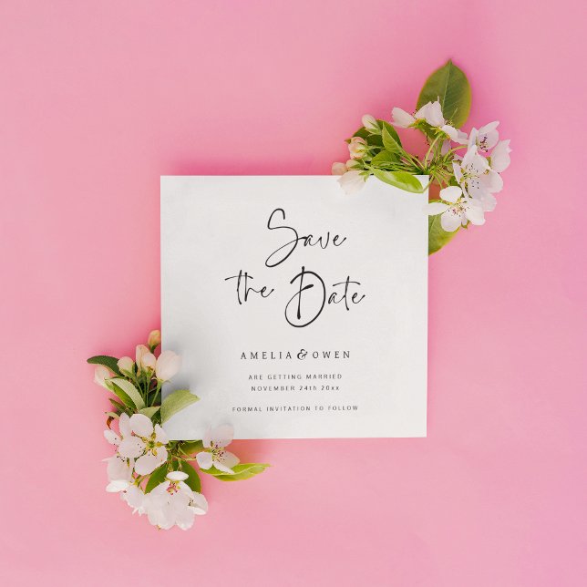 Spara datum meddelande-mall (Save the Date Announcement Template)