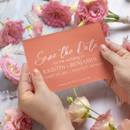 Spara datum meddelande (persikor) inbjudningar