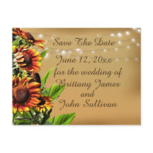 Spara datum meddelande, solblommor