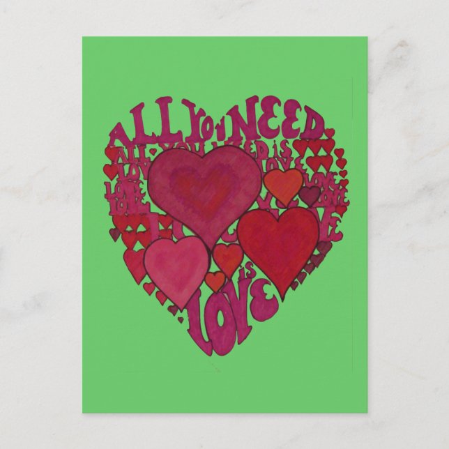 Spara datum meddelande vykort (Framsida)