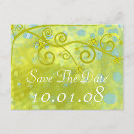 Spara datum- meddelande vykort