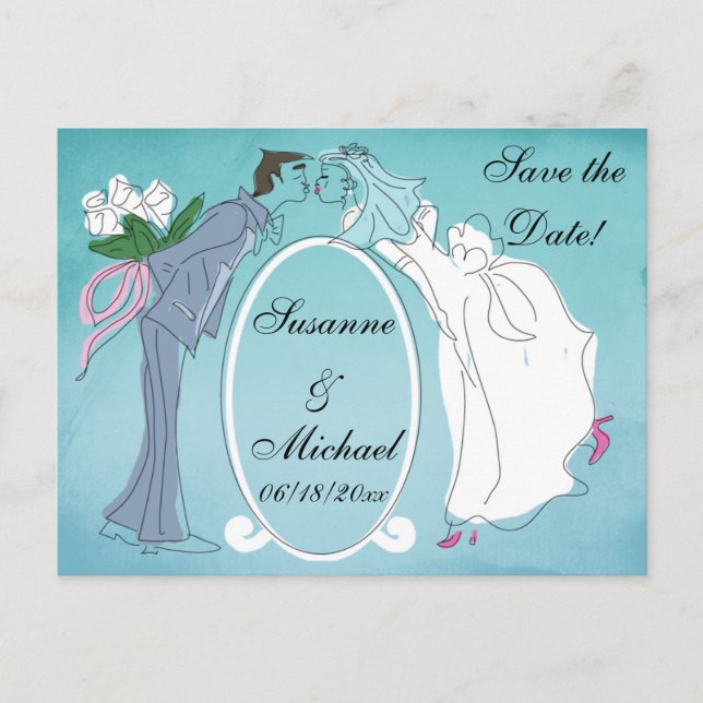 Spara datum! meddelande vykort (Framsida)