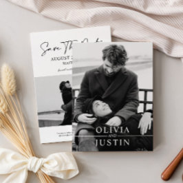 Spara datum minimalistiskt inbjudningar