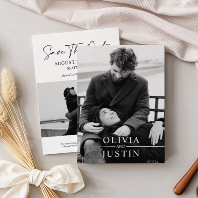 Spara datum minimalistiskt inbjudningar (Skapare uppladdad)