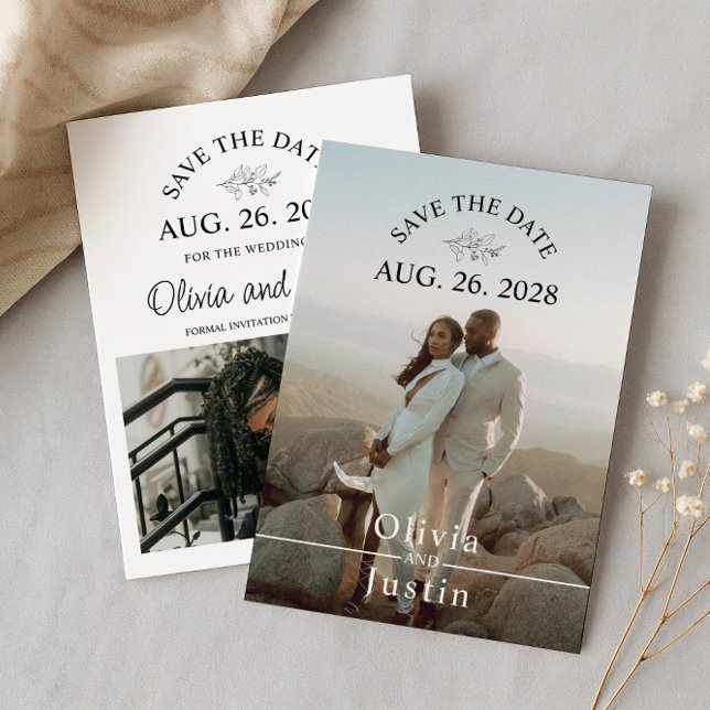 Spara datum minimalistiskt inbjudningar (Skapare uppladdad)