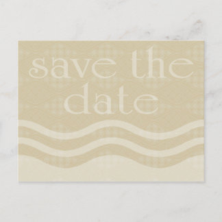 spara datum : mönstrade vågor : meddelande vykort