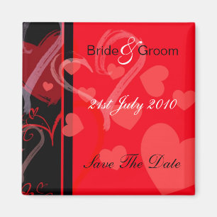 Spara datum - Mystic Heart - Black/Red Magnet