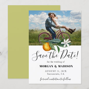 Spara datum Orangar Bröllop