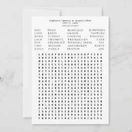 Spara datum Ord-sökning - Alla vita Inbjudningar