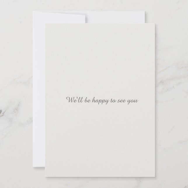 Spara datum QR-kortet Bröllop Tack Kort (Baksida)