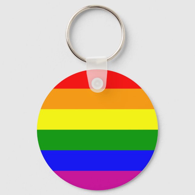 Spara datum/Regnbågsbröllop/HBTQ-pr Pride Nyckelring (Framsida)