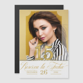 Spara datum Reserva la Fecha spansk Quinceanera