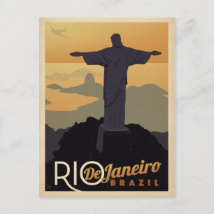 Spara datum Rio De Janiero, Brasilien Meddelande Vykort