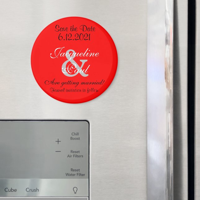 Spara datum Romantiska röda magneter (In Situ (Fridge))