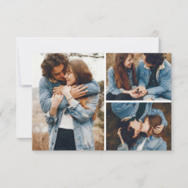 Spara datum Rustikalt blommig skalle Boho fotokort Datumet