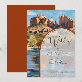 Spara datum - Sedona Red Rock Cathedral Inbjudningar
