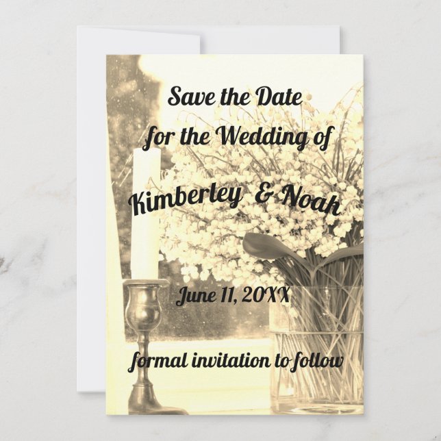 Spara datum tack kort (Framsida)