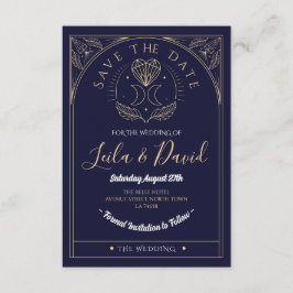 Spara Datum Tarot Måne Kristallhjärtan Bröllop Tilläggskort