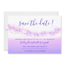 Spara datum Tropical Ocean Rosa Vågar Cobalt Blu