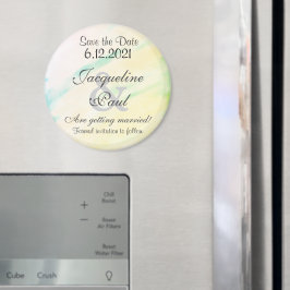 Spara datum - Tropiska vattenfärgsmagneter Magnet