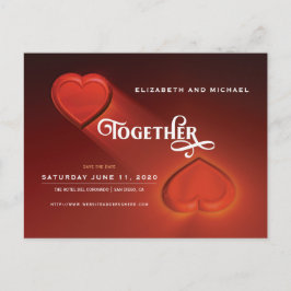 Spara datum, två vykort tillsammans