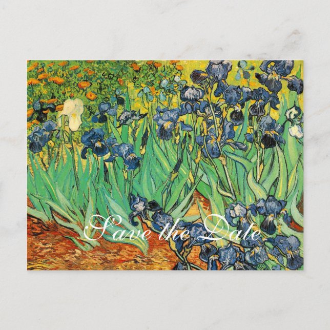 spara datum, Vincent van Gogh Meddelande Vykort (Framsida)